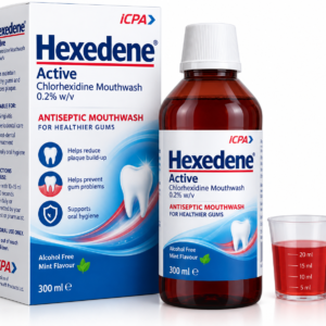 Hexedene Active Chlorhexidine Mouthwash (Alcohol-Free)